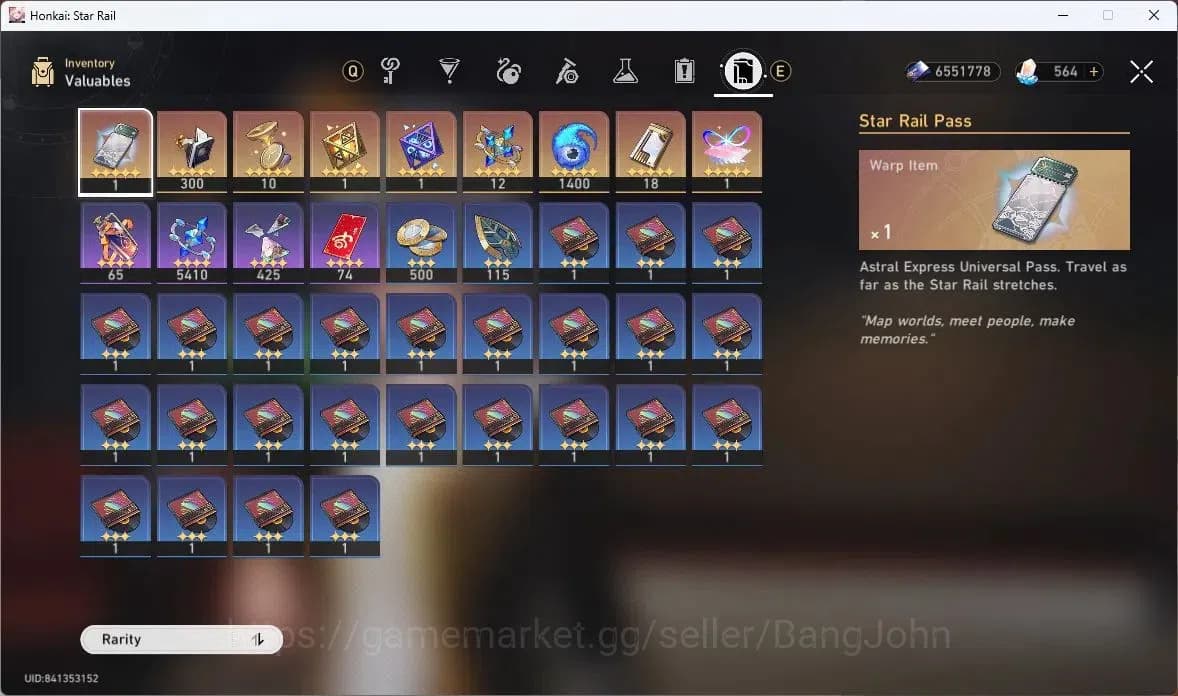Honkai Star Rail Accounts ASIA | TL 58 | 11 LIMIT | SILVER WOLF | SPARXIE | image 6