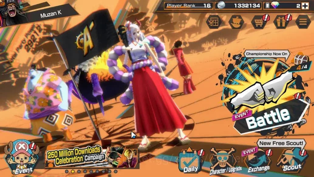 One Piece Bounty Rush Accounts Global |6 EX |T4E Marshall D. Teach Lv82,T5E St. J image 1