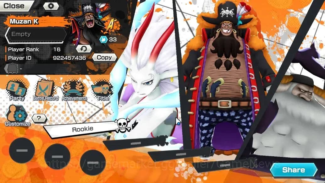 One Piece Bounty Rush Accounts Global |6 EX |T4E Marshall D. Teach Lv82,T5E St. J image 2