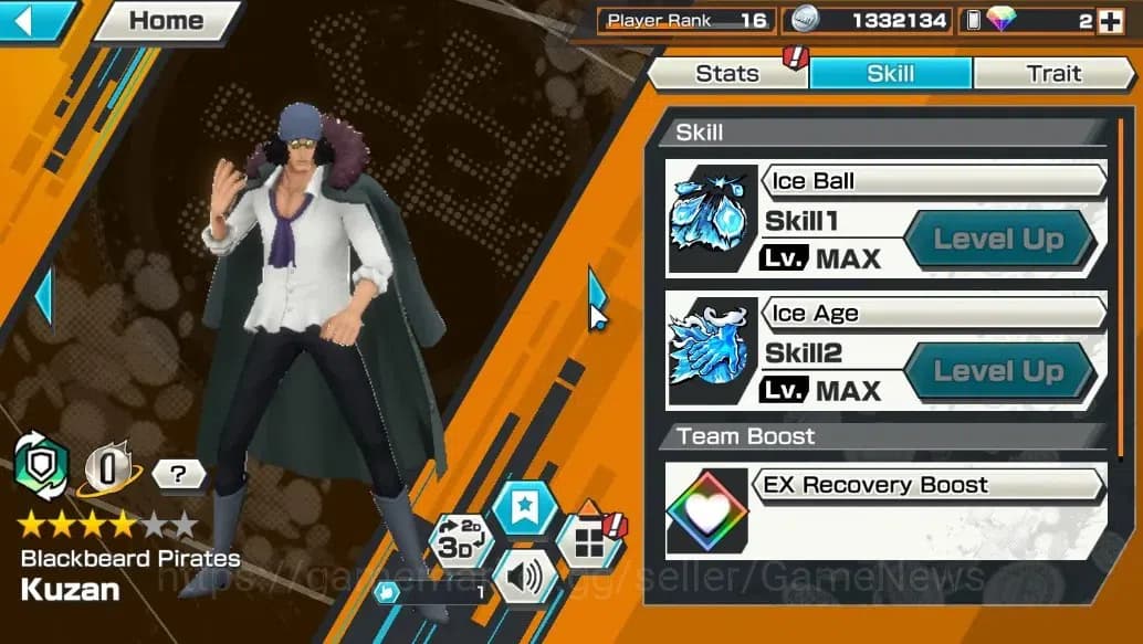 One Piece Bounty Rush Accounts Global |6 EX |T4E Marshall D. Teach Lv82,T5E St. J image 8