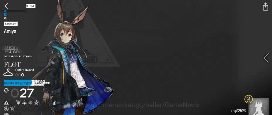 Arknights Accounts Lv 2| 27 Operator |Fresh Starter| Mountain, Silver image 1