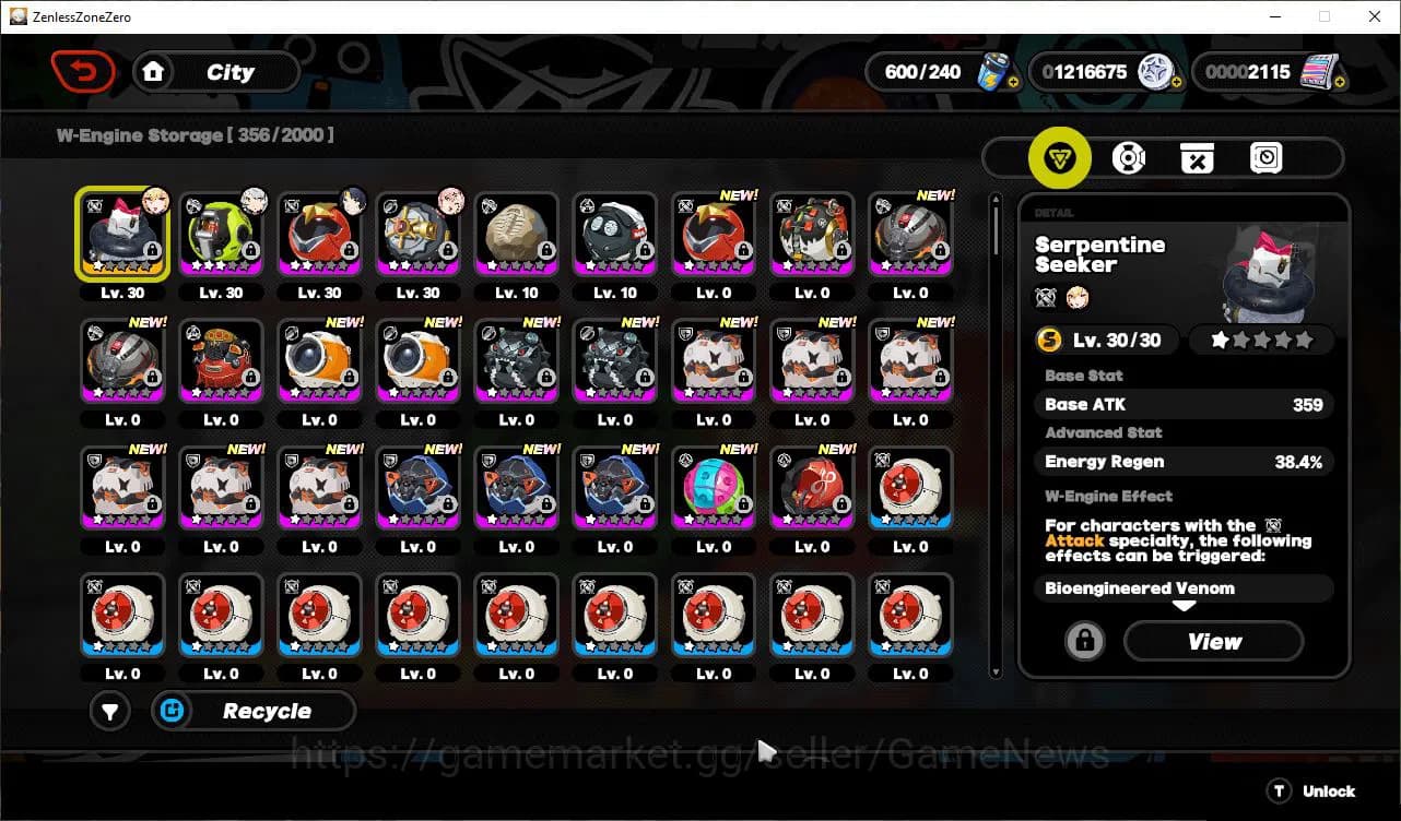 Zenless Zone Zero Accounts ASIA|IK 31|S1 Ch2|2,1K Polyc|2 Limited[Cissia+Sign image 13