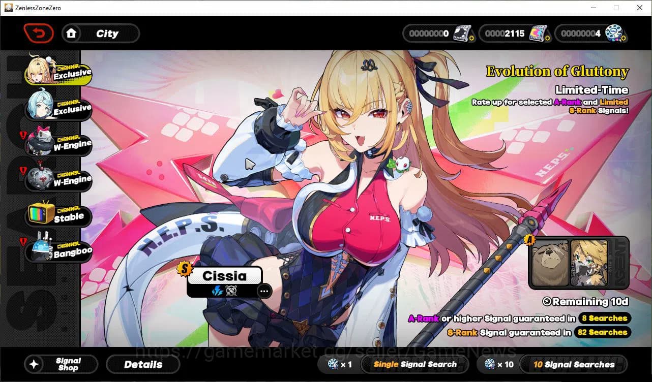 Zenless Zone Zero Accounts ASIA|IK 31|S1 Ch2|2,1K Polyc|2 Limited[Cissia+Sign image 5