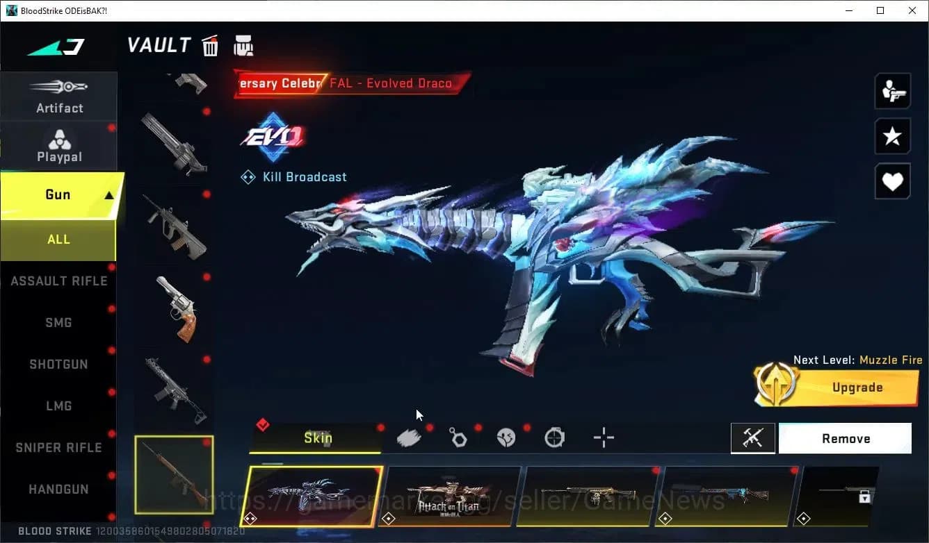 Blood Strike Accounts ASIA|ETERNAL Lv2 KAG6-Dyanamite+MELE BFKnife|9 ULT image 19