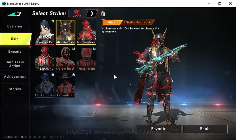 Blood Strike Accounts ASIA|ETERNAL RAN-Rave|12 ULTRA[ETHAN,ZERO,S868,KAG image 5