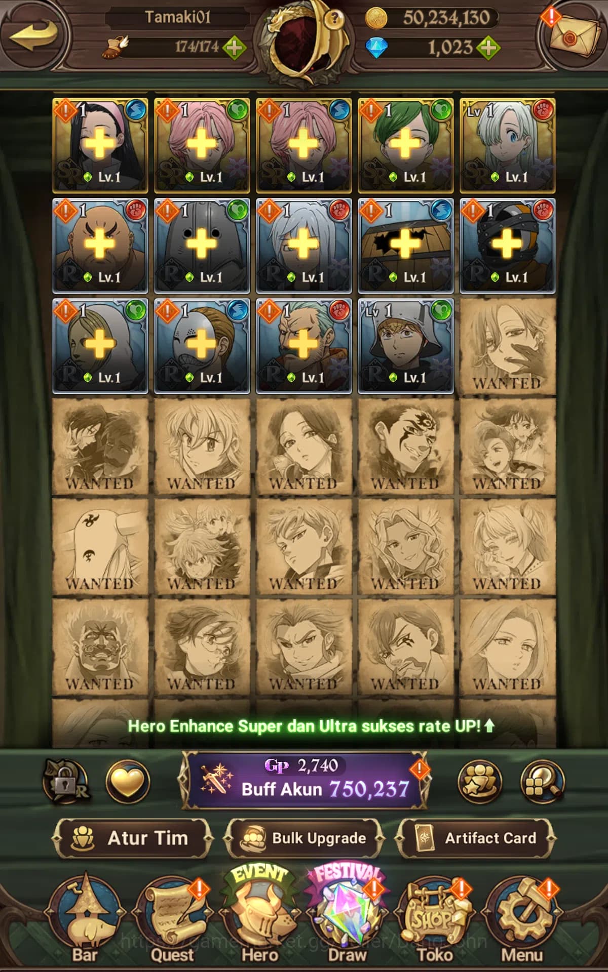 The Seven Deadly Sins: Grand Cross Accounts ASIA | Starter | DM 1013 | 750K CC|UR Freyja.Lilia image 10