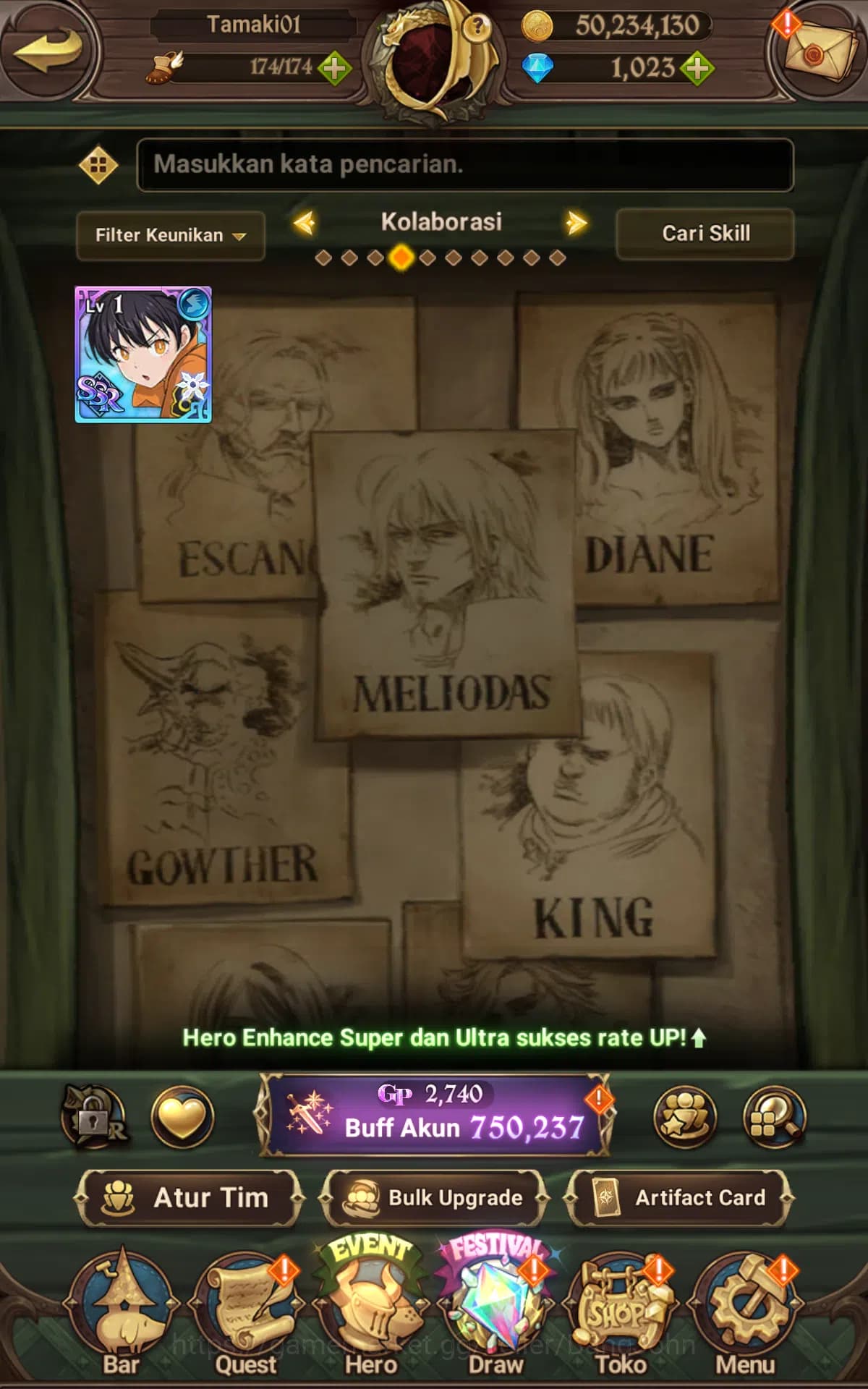 The Seven Deadly Sins: Grand Cross Accounts ASIA | Starter | DM 1013 | 750K CC|UR Freyja.Lilia image 7