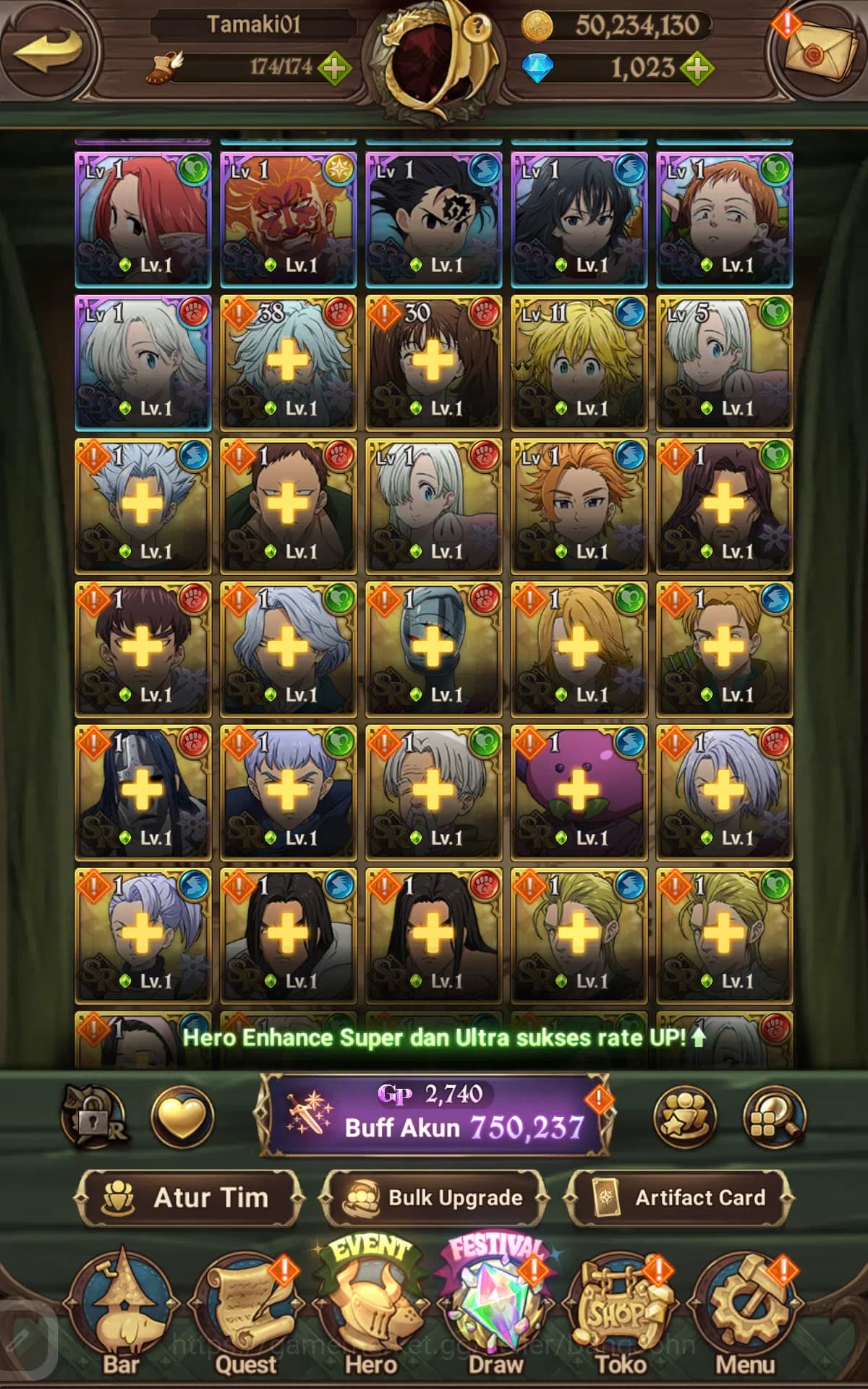 The Seven Deadly Sins: Grand Cross Accounts ASIA | Starter | DM 1013 | 750K CC|UR Freyja.Lilia image 9