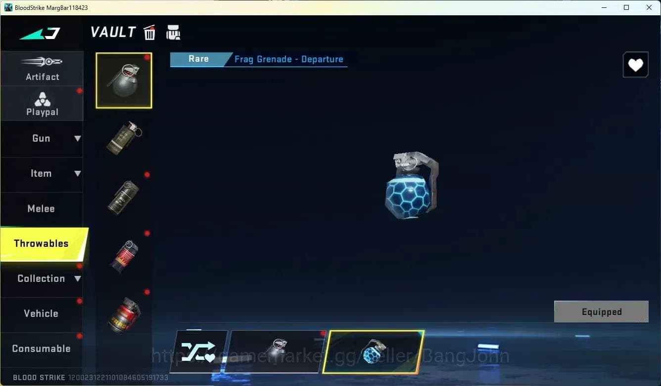 Blood Strike Accounts ASIA | 1 BLEACH Striker | 2 EVA items | 1 Ultra St image 9