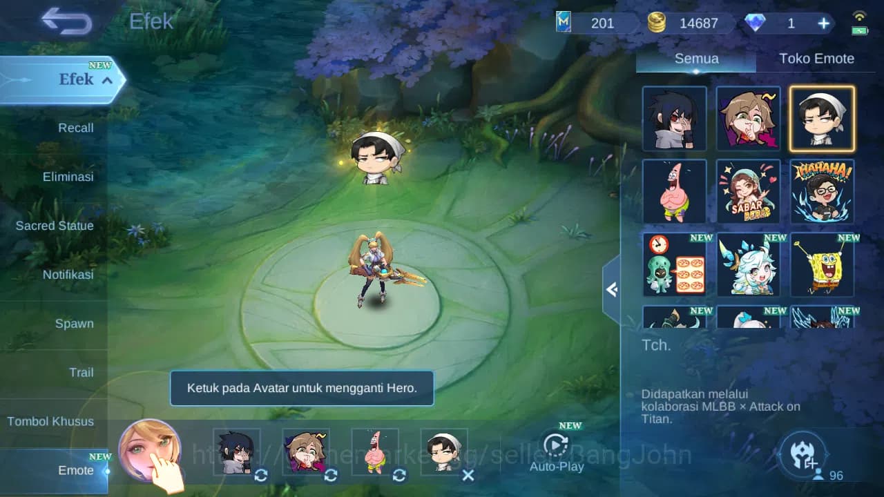 Mobile Legends: Bang Bang Accounts GLOBAL Hero 96 Skin 122 Pace Fanny | Dtamer Valir image 12