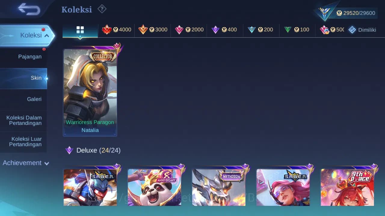 Mobile Legends: Bang Bang Accounts GLOBAL Hero 96 Skin 122 Pace Fanny | Dtamer Valir image 4