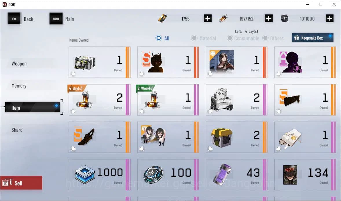 Punishing: Gray Raven Accounts EUROPE|Lv 53 | [S Nirvantia,S Crepuscule,S LuciaCW image 7