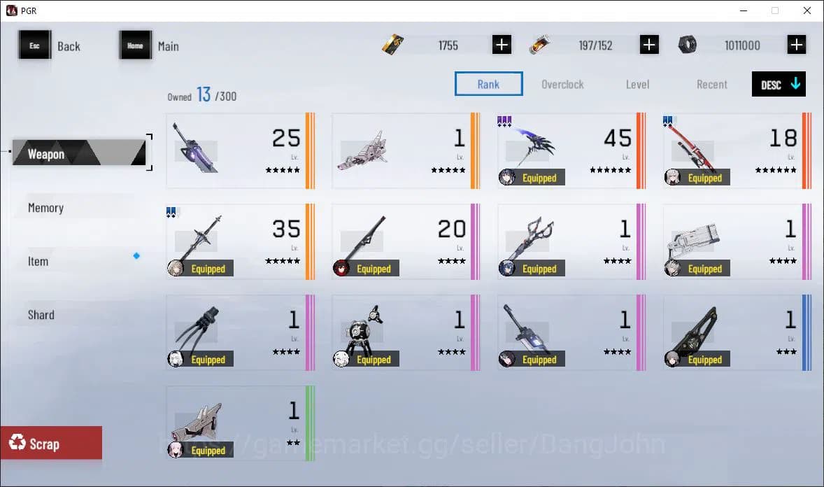 Punishing: Gray Raven Accounts EUROPE|Lv 53 | [S Nirvantia,S Crepuscule,S LuciaCW image 9