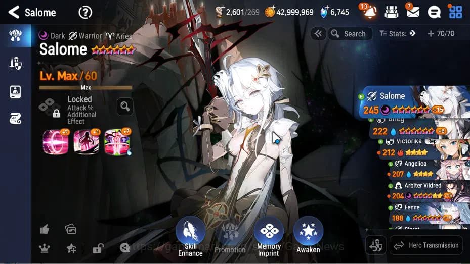 Epic Seven Accounts GLOBAL Unverif|NewEra|8 ML(Salome, NM Luna, LW Pei image 2