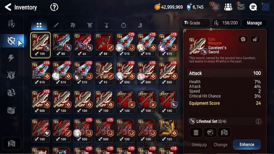 Epic Seven Accounts GLOBAL Unverif|NewEra|8 ML(Salome, NM Luna, LW Pei image 8