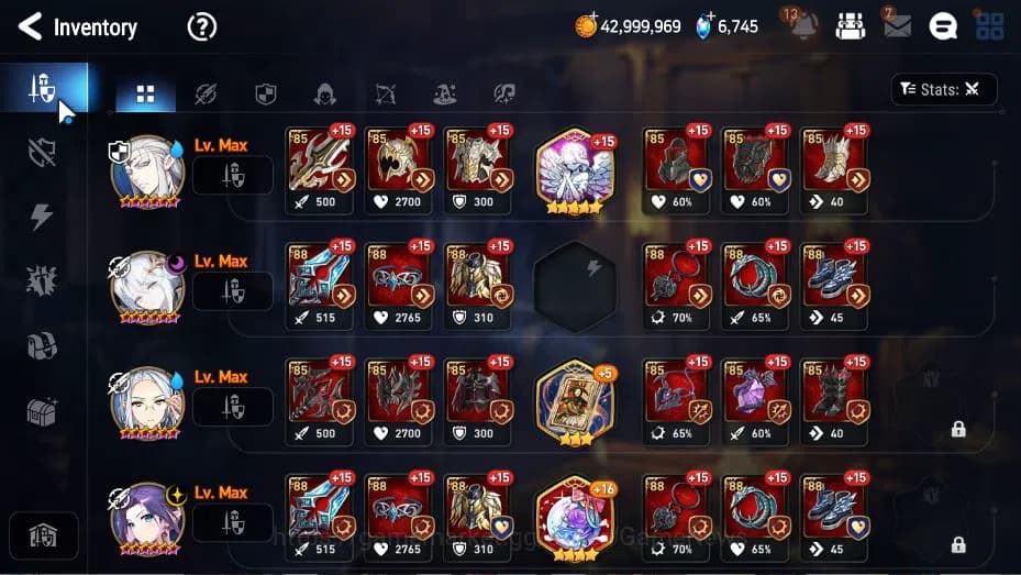 Epic Seven Accounts GLOBAL Unverif|NewEra|8 ML(Salome, NM Luna, LW Pei image 9