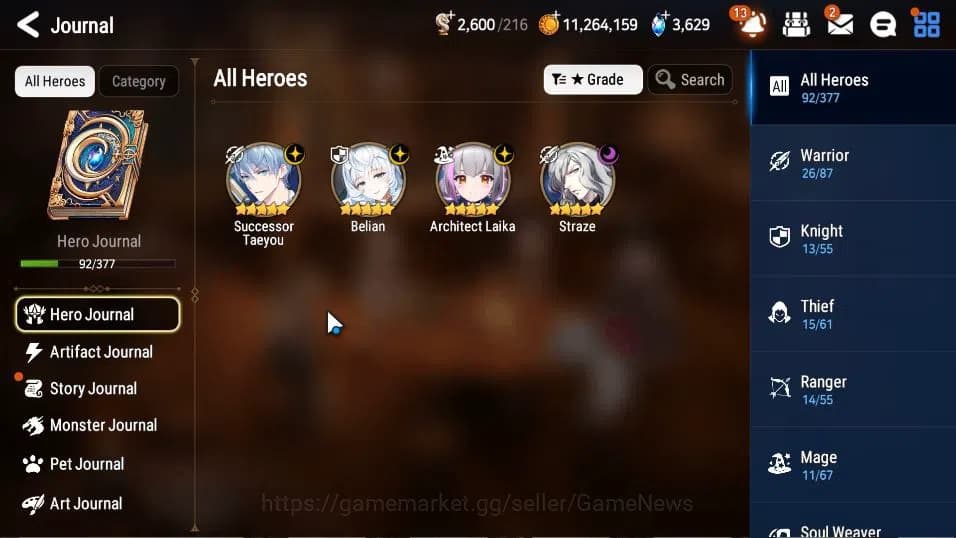 Epic Seven Accounts GLOBAL Unverif|New Era|4 ML(Belian, ALaika, STaeyo image 3