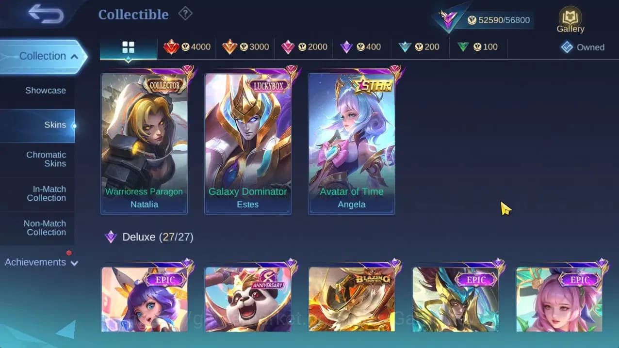 Mobile Legends: Bang Bang Accounts Hero132|Skin246|High Glory 67|KOF Karina,CC Natali image 5