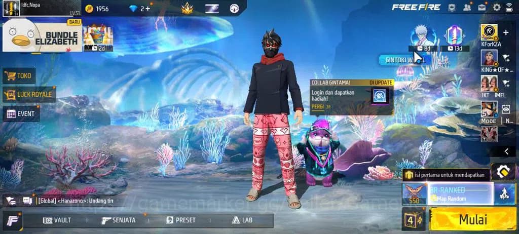 Free Fire Accounts Indonesia| M1887 Mamba GNAW,Peluru Suci | Scythe E image 1