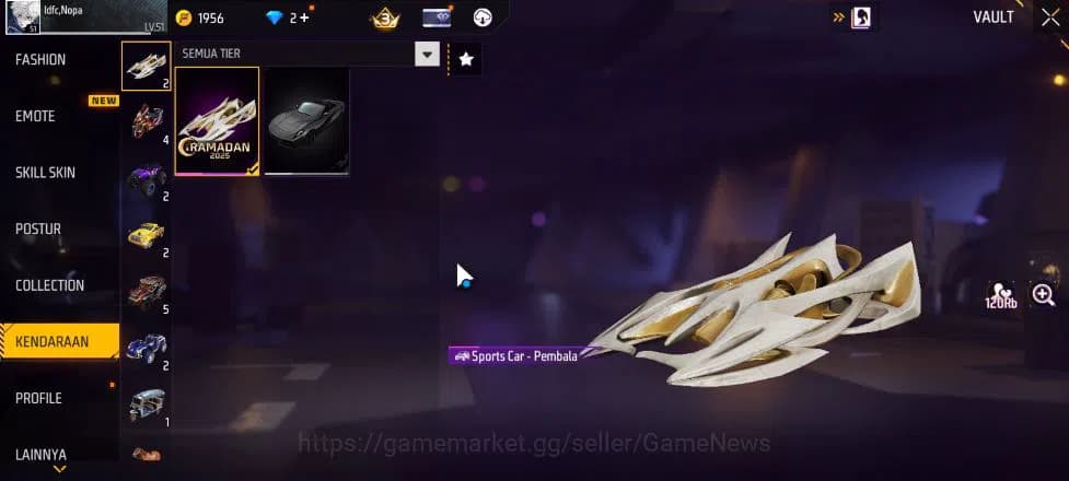 Free Fire Accounts Indonesia| M1887 Mamba GNAW,Peluru Suci | Scythe E image 4