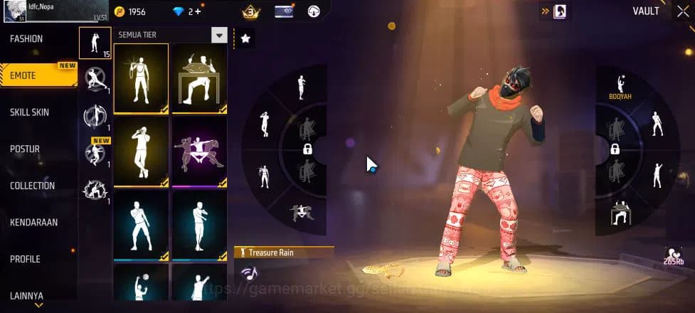 Free Fire Accounts Indonesia| M1887 Mamba GNAW,Peluru Suci | Scythe E image 7