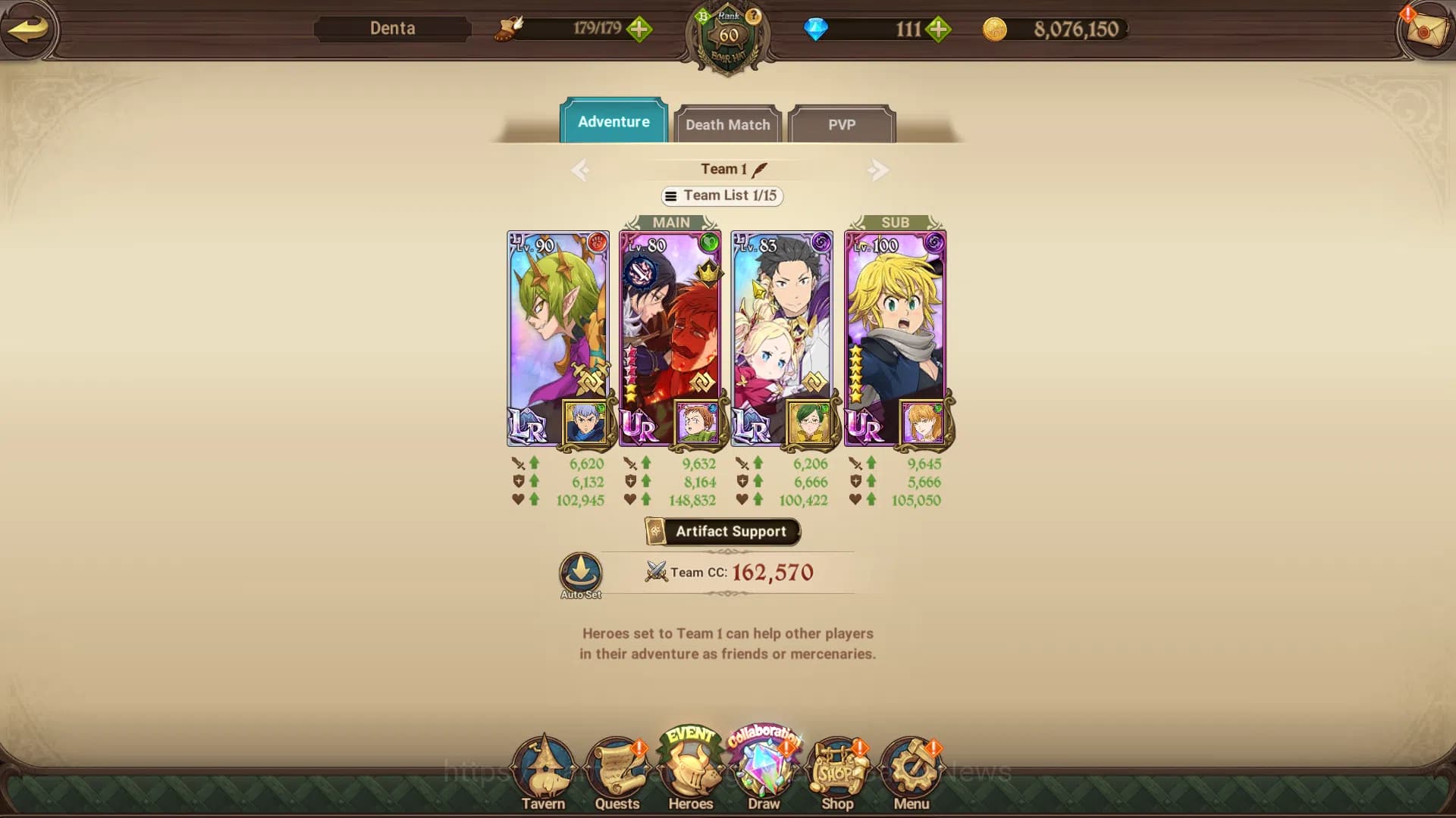 The Seven Deadly Sins: Grand Cross Accounts Global|1,M CC|Chapter4|2LR+4UR+Collab|Helbram,Suba image 12