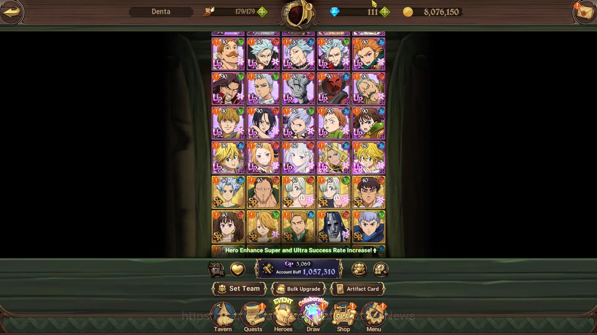 The Seven Deadly Sins: Grand Cross Accounts Global|1,M CC|Chapter4|2LR+4UR+Collab|Helbram,Suba image 14