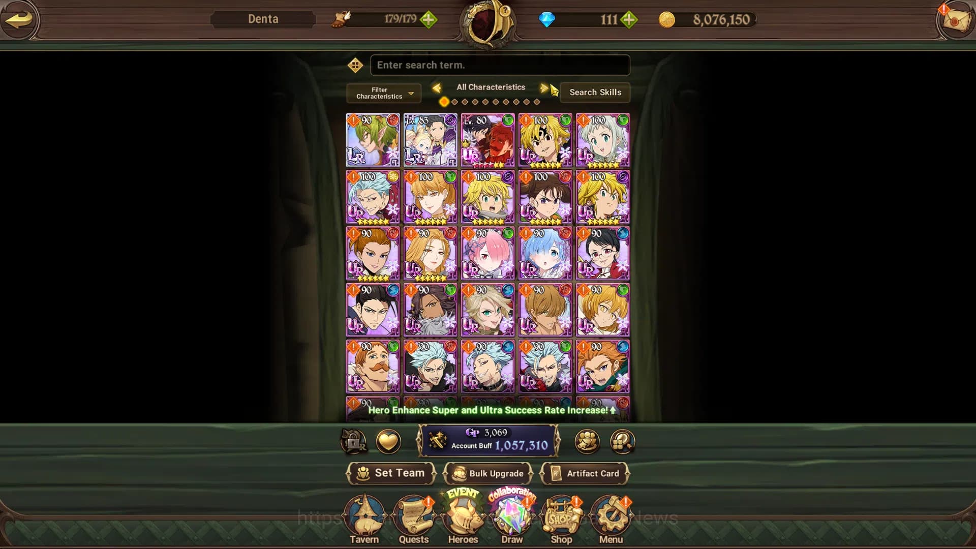 The Seven Deadly Sins: Grand Cross Accounts Global|1,M CC|Chapter4|2LR+4UR+Collab|Helbram,Suba image 15