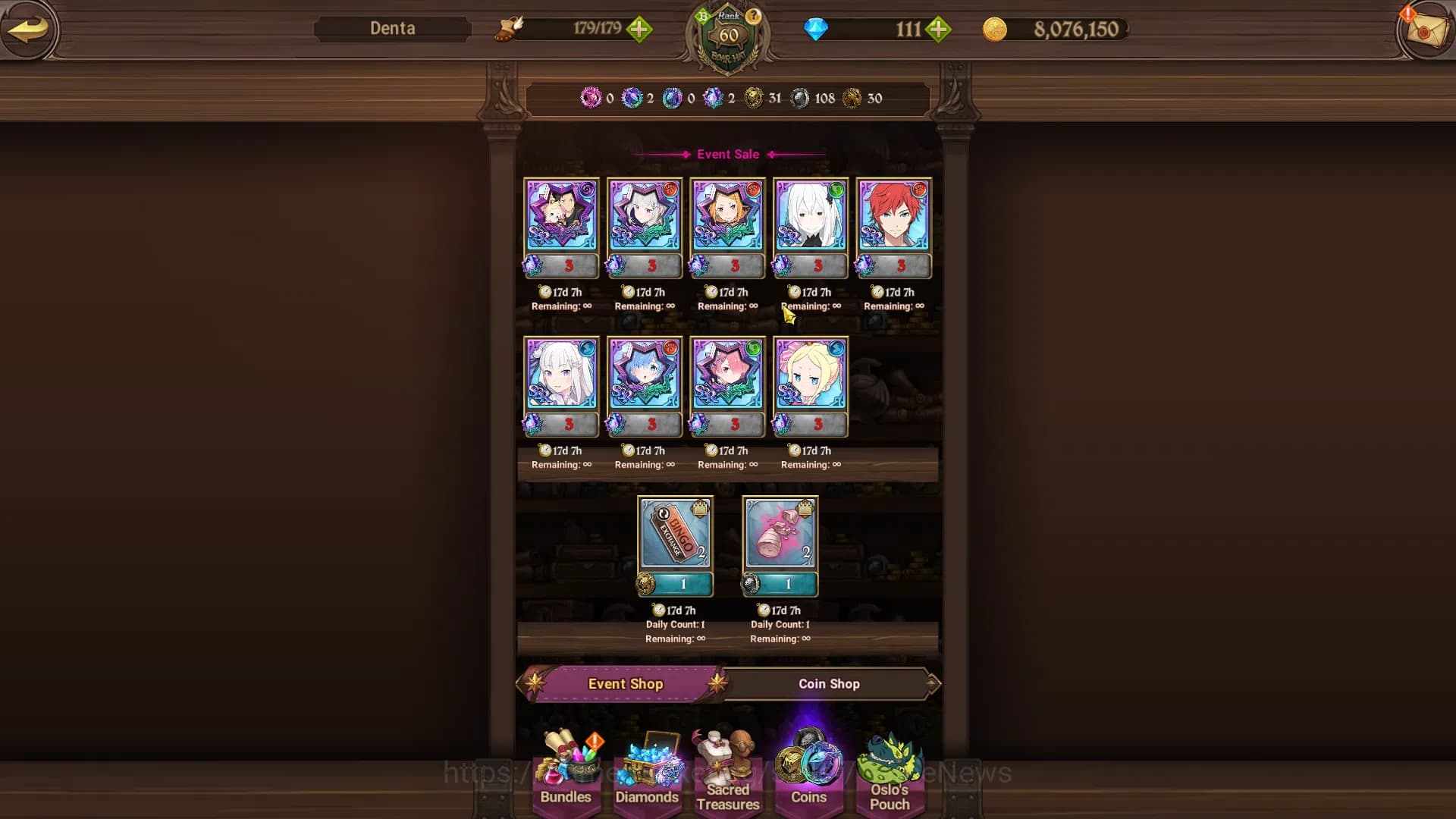 The Seven Deadly Sins: Grand Cross Accounts Global|1,M CC|Chapter4|2LR+4UR+Collab|Helbram,Suba image 9