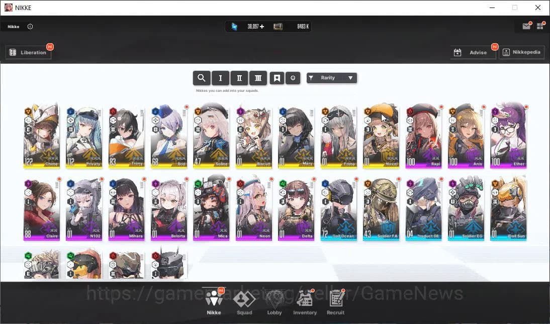 Goddess of Victory: Nikke Accounts Global|9 SSR|SyncLV 100|Privaty,Soline,Biscuit,Etc image 4