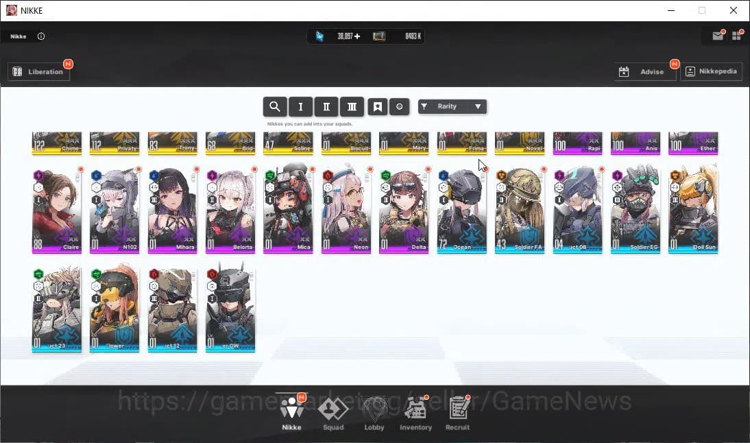 Goddess of Victory: Nikke Accounts Global|9 SSR|SyncLV 100|Privaty,Soline,Biscuit,Etc image 5