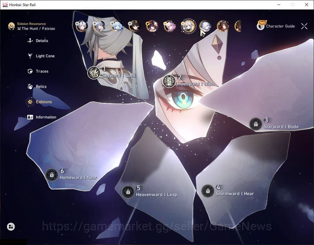 Honkai Star Rail Accounts Asia|TL 70|Phainon Prem Team+1 Sign|15 Limited|[Ev image 4