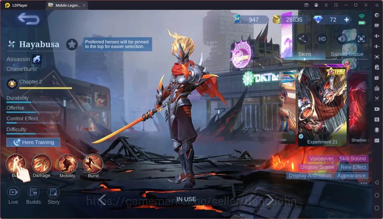 Mobile Legends: Bang Bang Accounts Global|Hero 106|Skin213|Renowned|Prime Claude|KOF image 5