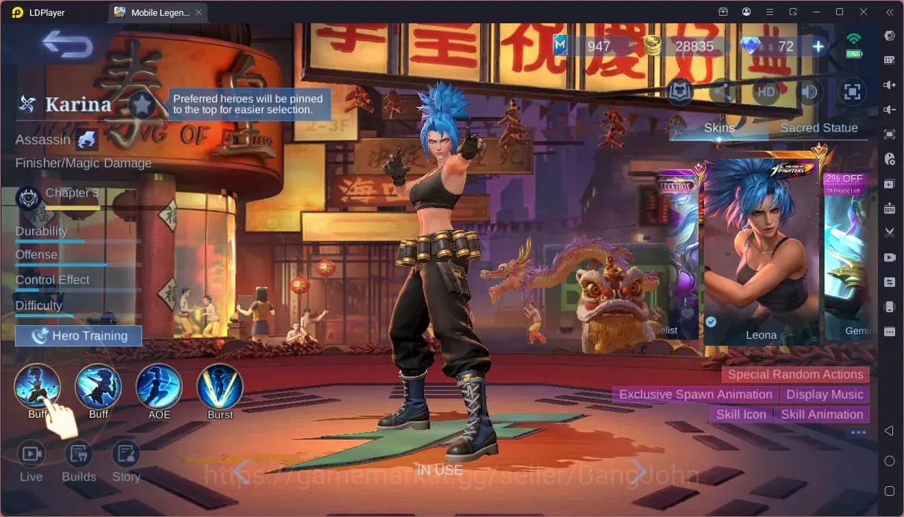 Mobile Legends: Bang Bang Accounts Global|Hero 106|Skin213|Renowned|Prime Claude|KOF image 8