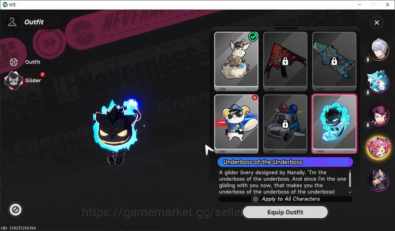 Neverness to Everness Accounts GLOBAL EU| HL 3| 1 SSR Limited Meta Nanally + Skin image 3