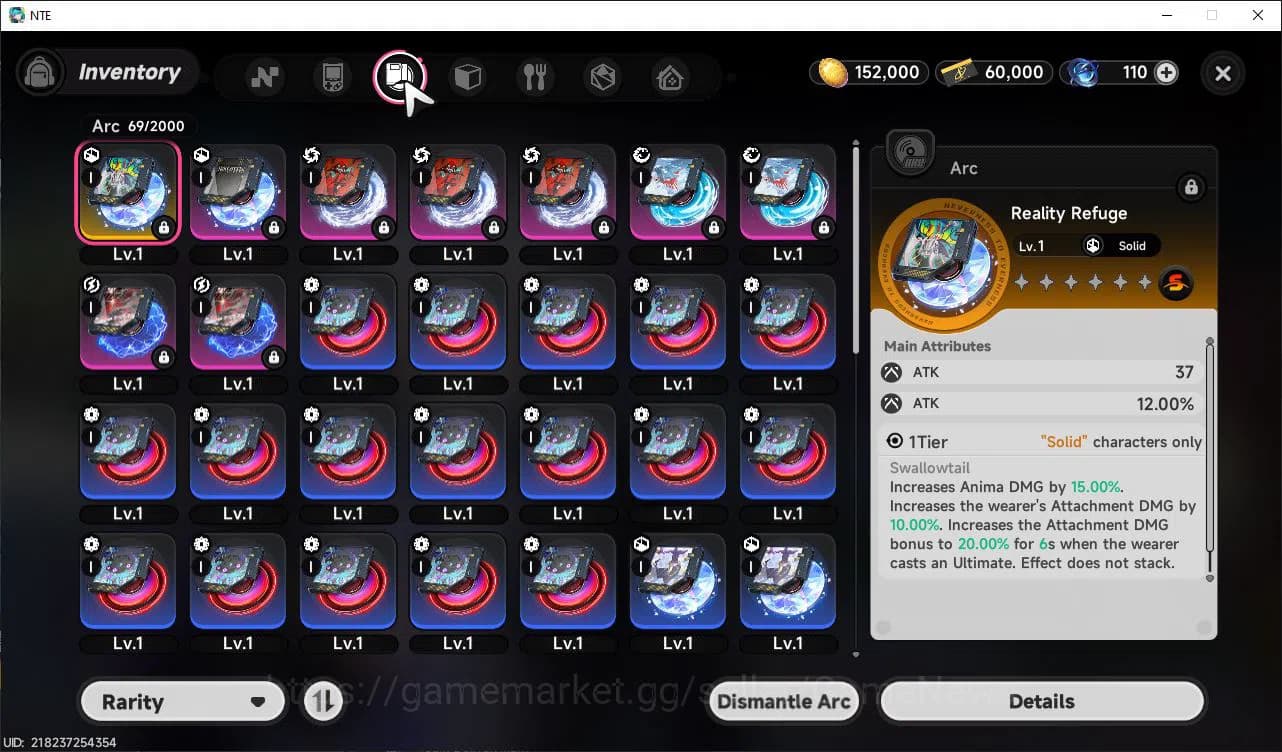 Neverness to Everness Accounts GLOBAL EU| HL 3| 1 SSR Limited Meta Nanally + Skin image 8