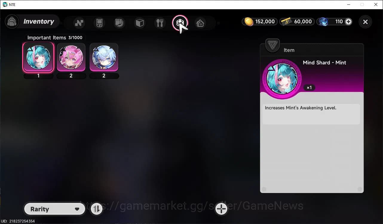 Neverness to Everness Accounts GLOBAL EU| HL 3| 1 SSR Limited Meta Nanally + Skin image 9