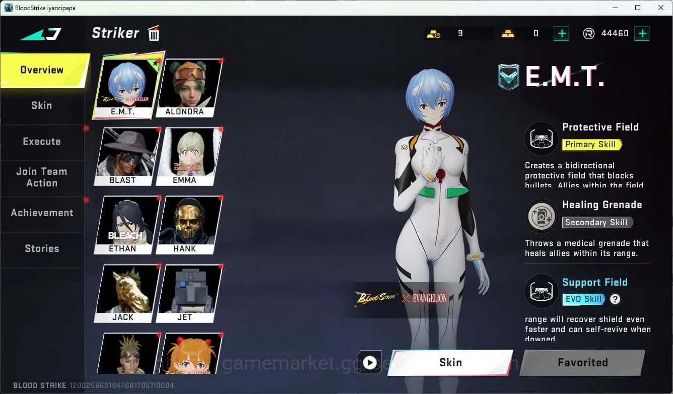 Blood Strike Accounts ASIA | 7 Collab Skins | 9 Limited Skins | 10 Legen image 11