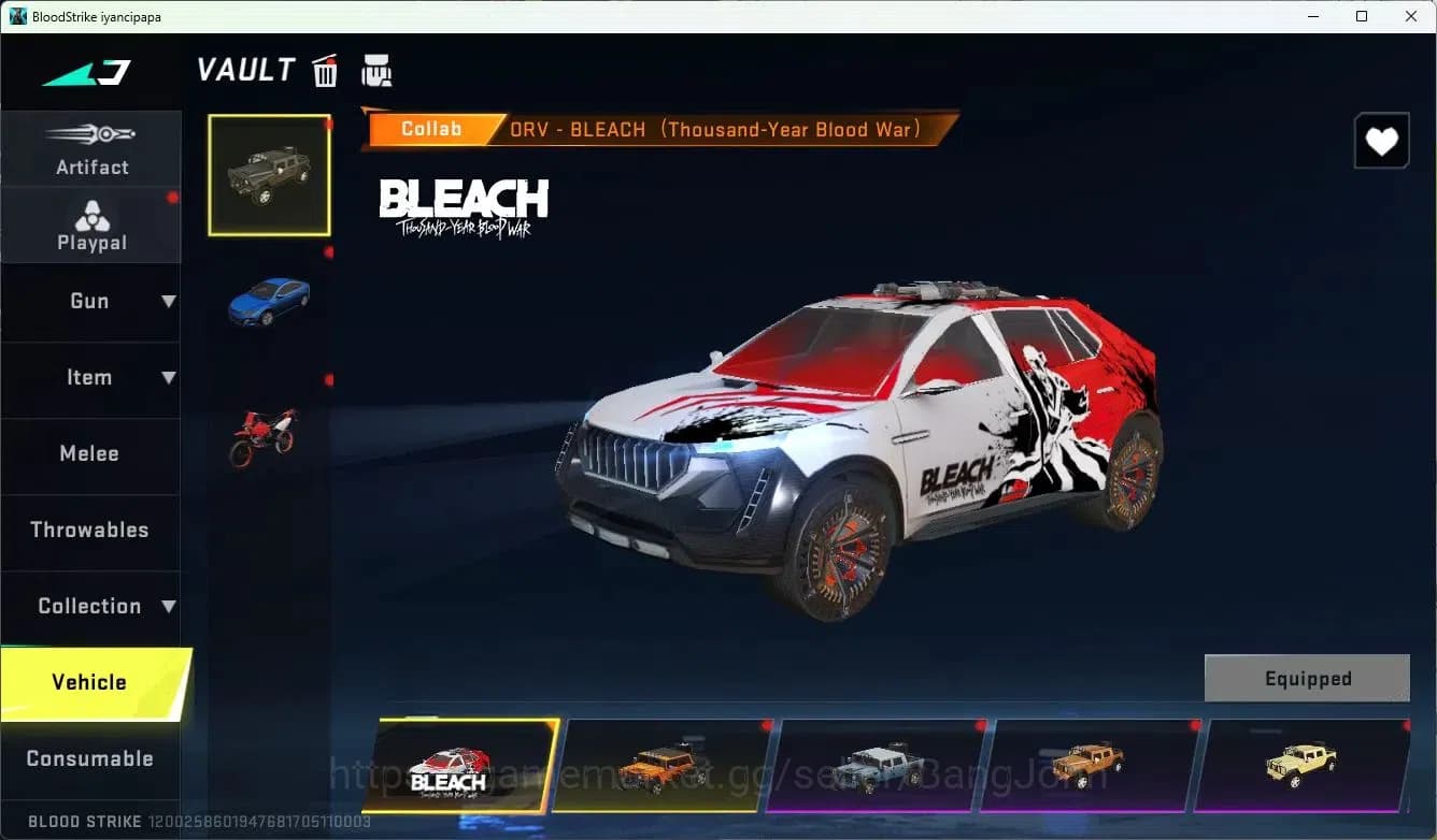 Blood Strike Accounts ASIA | 7 Collab Skins | 9 Limited Skins | 10 Legen image 16