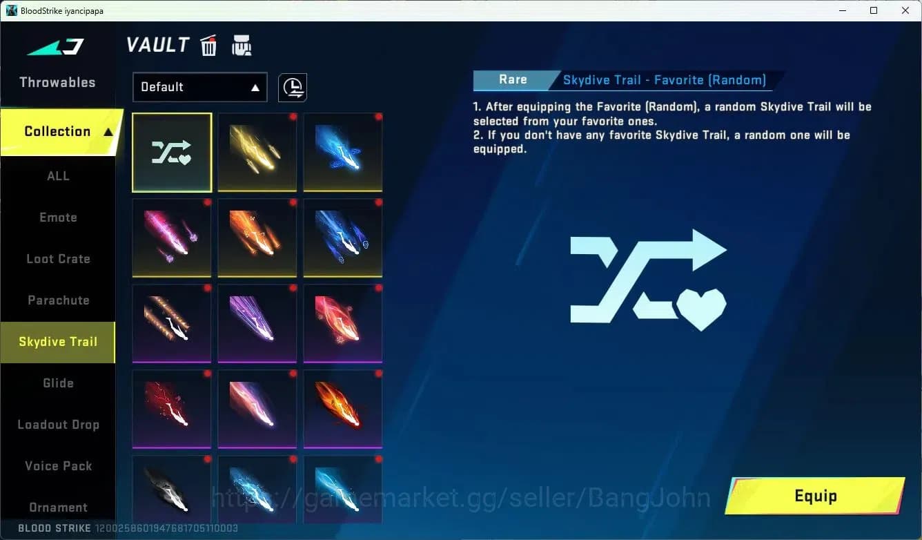 Blood Strike Accounts ASIA | 7 Collab Skins | 9 Limited Skins | 10 Legen image 18