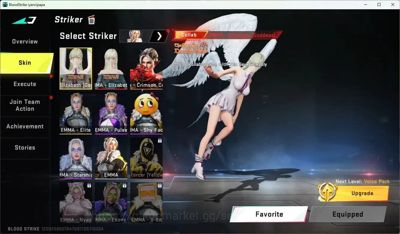 Blood Strike Accounts ASIA | 7 Collab Skins | 9 Limited Skins | 10 Legen image 9
