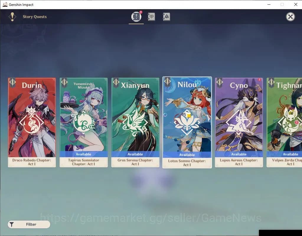 Genshin Impact Accounts Asia|AR55|5Limited+5(*5WP)|(Furina,Durin)+Sign,Nic image 18