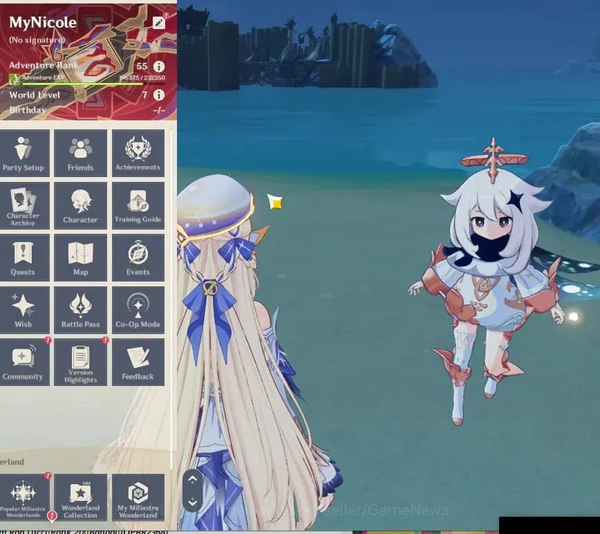 Genshin Impact Accounts Asia|AR55|5Limited+5(*5WP)|(Furina,Durin)+Sign,Nic image 2
