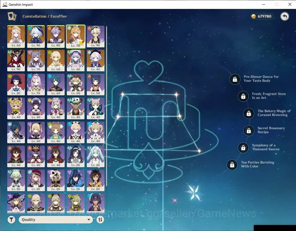 Genshin Impact Accounts Asia|AR55|5Limited+5(*5WP)|(Furina,Durin)+Sign,Nic image 7