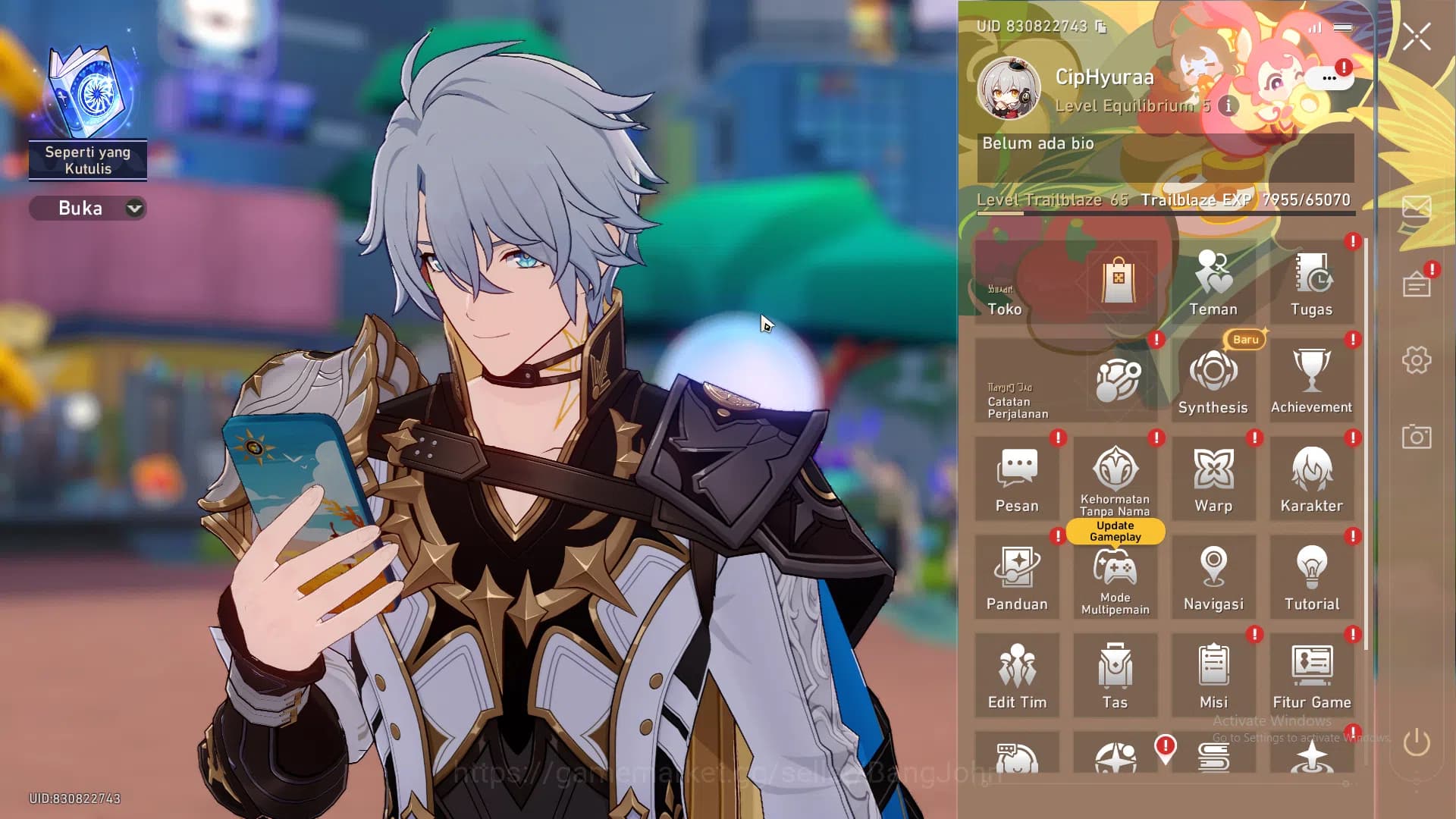 Honkai Star Rail Accounts ASIA|TL 65|8 limit|Phainon E4+sign,DanHeng PT,Sund image 1