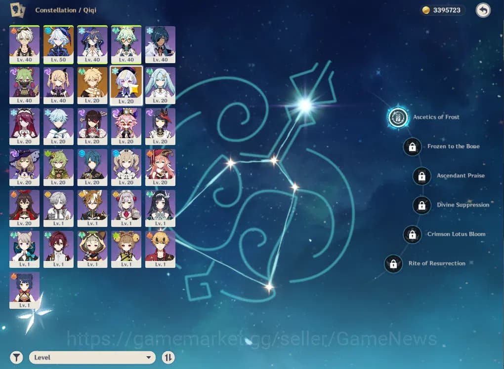 Genshin Impact Accounts ASIA|AR27|Starter|1Limited+1(*5Weapon)|Furina,Qiqi image 4