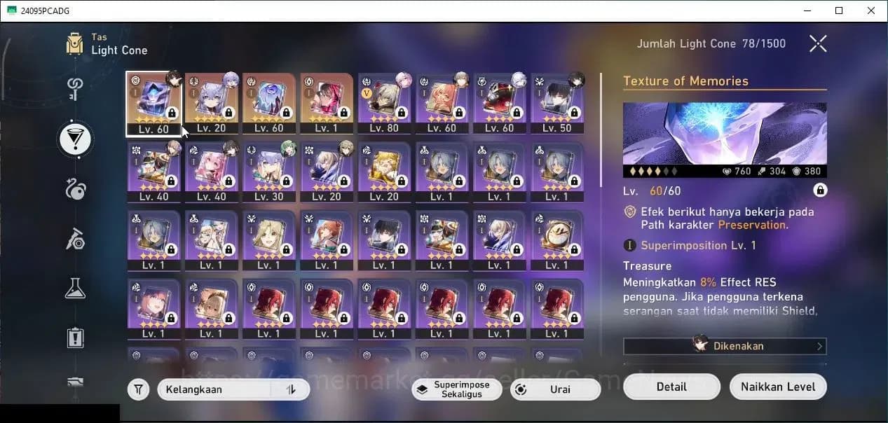 Honkai Star Rail Accounts Asia|TL 61|Sparxie Prem Team|8 Limited|Sparxie,Yao image 5