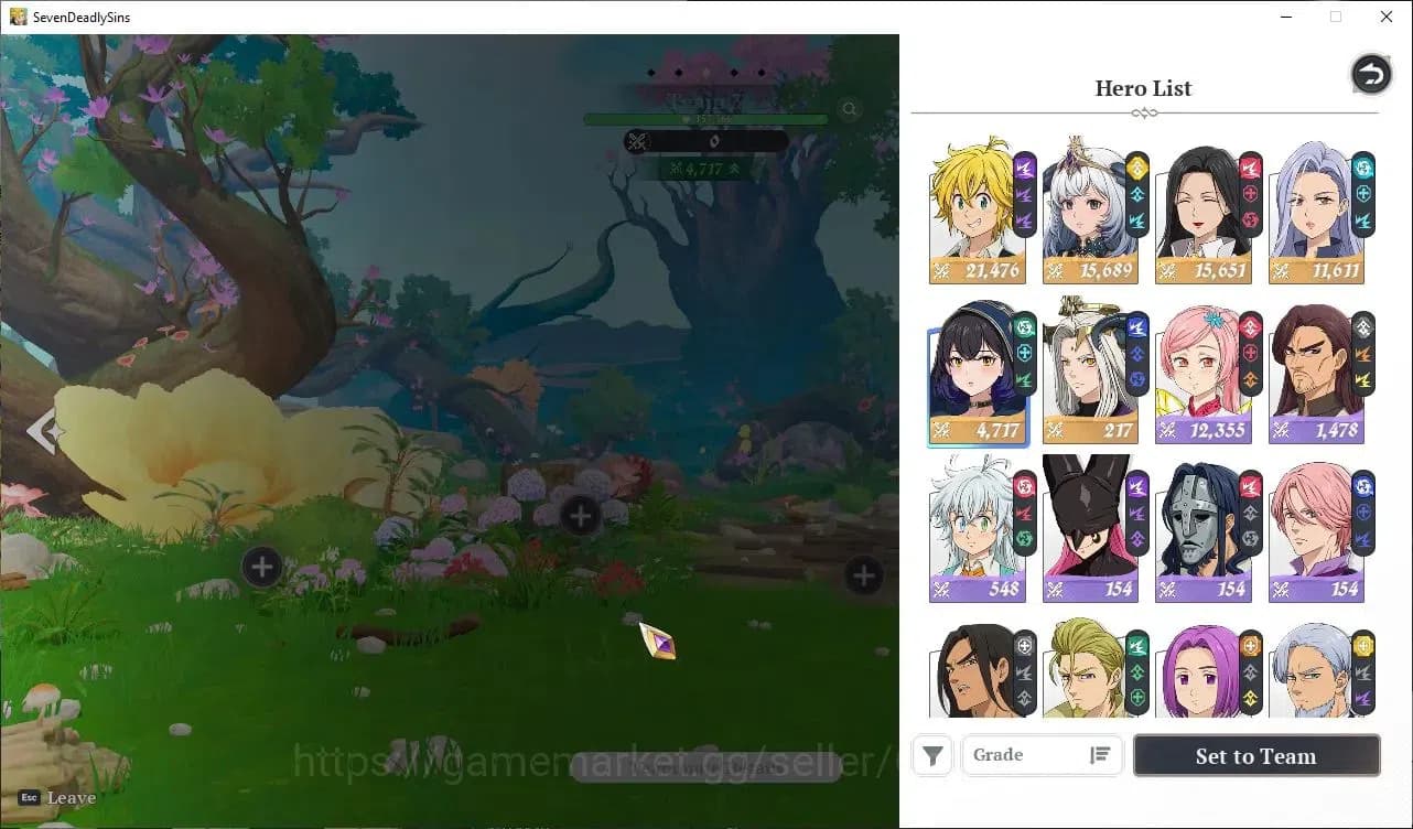 The Seven Deadly Sins: Origin Accounts SEA|Lvl 41|6 SSR|MeliodasP6,MannieP5,GuilaP2,Cloth image 1