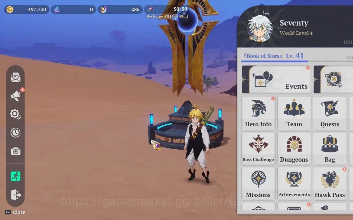 The Seven Deadly Sins: Origin Accounts SEA|Lvl 41|6 SSR|MeliodasP6,MannieP5,GuilaP2,Cloth image 14