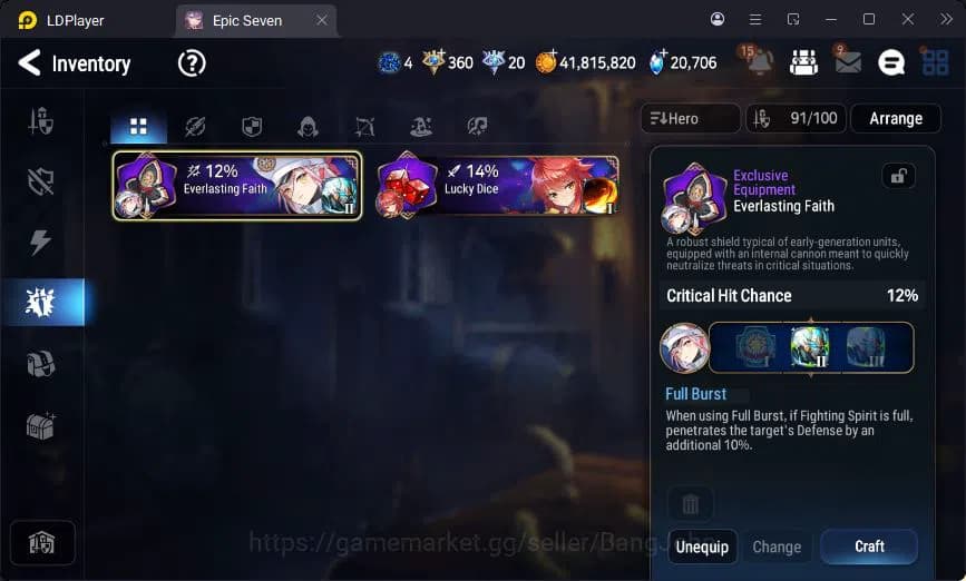 Epic Seven Accounts Global Unverif | 6ML | 7 ML | LOTS | Cermin | Aven image 13